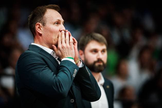 Jacques Schneider (Headcoach Gladiators Trier) an der Seitenlinie, Emotionen, Geste, Gestik, Mimik, Freisteller, Portrait Vet Concept Gladiators Trier vs Telekom Baskets Bonn, Basketball, easyCredit BBL, 2. Spieltag, Saison 2026 2027, 25.09.2026 Vet Concept Gladiators Trier vs Telekom Baskets Bonn, Basketball, easyCredit BBL, 2. Spieltag, Saison 2026 2027, 25.09.2026 Copyright: xEibnerxPressefotox EP_ANS