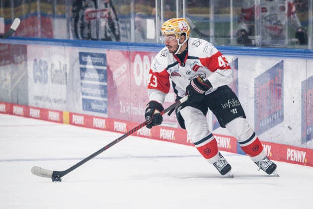 Greg Meireles (Nuernberg Ice Tigers, 43) GER, Loewen Frankfurt vs. Nuernberg Ice Tigers, Eishockey, Penny DEL, 3. Spieltag, Saison 2026 2027, 25.09.2026 Eibner-Pressefoto Attila Ziga GER, Loewen Frankfurt vs. Nuernberg Ice Tigers, Eishockey, Penny DEL, 3. Spieltag, Saison 2026 2027, 25.09.2026 Frankfurt Copyright: xEibner-Pressefotox EP_AZA