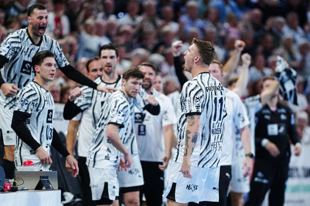 Torjubel Emil Wernsdorf Madsen (THW Kiel, 11) GER, THW Kiel vs. SG Flensburg-Handewitt, Handball, 1. Bundesliga, Spieltag 6, Saison 2026 2027, 26.09.2026 GER, THW Kiel vs. SG Flensburg-Handewitt, Handball, 1. Bundesliga, Spieltag 6, Saison 2026 2027, 26.09.2026 Kiel Copyright: xEibner-Pressefoto MarcelxvonxFehrnx EP_MFN