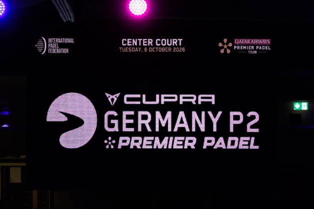 DÜSSELDORF, GERMANY - 6 OCTOBER 2026: Image shows a feature of scoreboard with CUPRA Germany Premier Padel P2 2026 during CUPRA Germany Premier Padel P2 2026 Day 3 at CASTELLO Düsseldorf on 6 10 2026 in Düsseldorf, Germany. Germany Copyright: xFröhlichxPascalx
