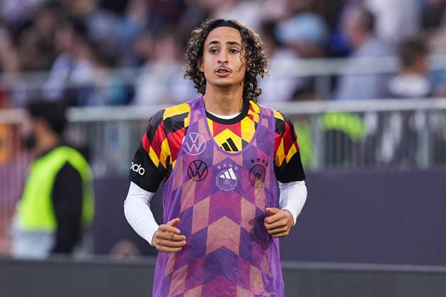 06.10.2026, xydrx, Herren, Fußball, Länderspiel, U21, U 21 EM-Qualifikation, Deutchland - Georgien, Saison 2026 2027, Schüco Arena: Wael Mohya (GER, 21) DFB regulations prohibit any use of photographs as image sequences and or quasi-video. Copyright: HMBxMedia YannisxDreimann