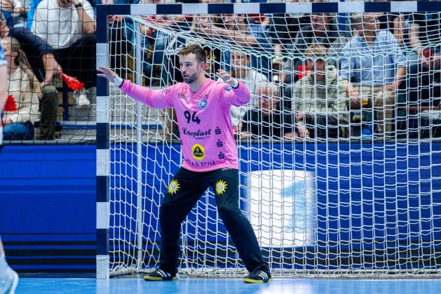 Solingen, 06.10.2026, Handball, Herren, EHF, European League, Gruppenphase, 2. Spieltag, 2026 2027, Bergischer HC - IK Sävehof Kristian van der Merwe (Bergischer HC, 94) während des Spiels
