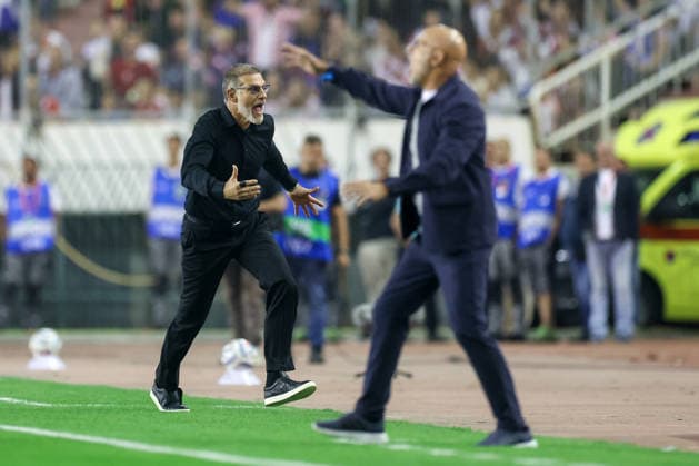 Croatia v Spain - UEFA Nations League 2026 27 Group A3 MD4 Head Coach of Croatia Slaven Bilic reacts during the UEFA Nations League 2026 27 group phase match between Croatia and Spain at Stadion Poljud on October 6, 2026 in Split, Croatia. SanjinxStrukic PIXSELL