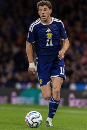 Scotland v Slovenia, UEFA Nations League Ryan Christie of Scotland national team, Nationalteam during the UEFA Nations League League B Group B1 between Scotland and Slovenia. Barclays Hampden, Hampden Park, Glasgow, Scotland. 6 October 2026. Hampden Park Barclays Hampden Glasgow Scotland Editorial use only , Copyright: xColinxPoultneyx PSI-24964-0055