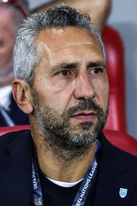 Albania vs San Marino UEFA Nations League 2026-2027 Group C1 Head coach Roberto Cevoli of San Marino during the UEFA Nations League 2026-2027 group phase match between Albania and San Marino in Tirana, Albania on October 6, 2026 Tirana Albania Copyright: xArmandoxBabanix