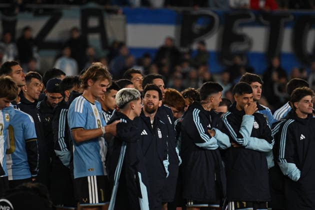 Lionel Messi farewell match BUENOS AIRES, ARGENTINA - OCTOBER 6: Lionel Messi of Argentina gesture during his farewell match with the national team, Nationalteam at the International Friendly, Länderspiel, Nationalmannschaft match between Argentina Vs Benin at Monumental Stadium on October 6, 2026 in Buenos Aires, Argentina. Buenos Aires Estadio Monumental Antonio Liberti Buenos Aires Argentina Copyright: xIMAGOx xPhotoCero5x xLucianoxBisbalx
