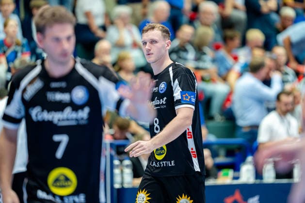 Solingen, 06.10.2026, Handball, Herren, EHF, European League, Gruppenphase, 2. Spieltag, 2026 2027, Bergischer HC - IK Sävehof Nico Schöttle (Bergischer HC, 8) während des Spiels Solingen Klingenhalle NRW Germany