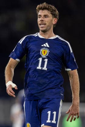 Scotland v Slovenia, UEFA Nations League Ryan Christie of Scotland national team, Nationalteam during the UEFA Nations League League B Group B1 between Scotland and Slovenia. Barclays Hampden, Hampden Park, Glasgow, Scotland. 6 October 2026. Hampden Park Barclays Hampden Glasgow Scotland Editorial use only , Copyright: xColinxPoultneyx PSI-24964-0132