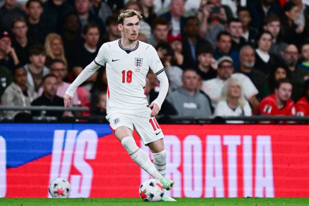 England v Czechia, UEFA Nations League England midfielder James Garner (18) on the ball during the UEFA Nations League match between England and Czechia at Wembley Stadium, London, UK on 6 October 2026. London Wembley Stadium Greater London UK Editorial use only , Copyright: xDennisxGoodwinx PSI-24957-0083