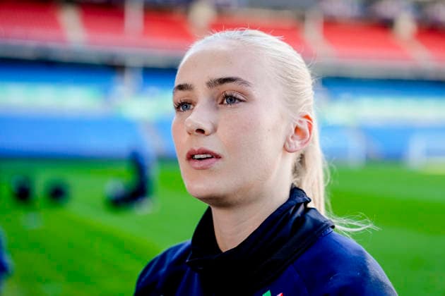 Women s National Soccer Team Prepares for World Cup Qualifiers Oslo, October 7, 2026 Ida Skaar Kroken during a press conference at Ullevaal Stadium, before the World Cup qualifier against Romania. The matches will be played on October 9 at Arcul de Triumf Stadium in Bucharest and on October 13 at Ullevaal Stadium in Oslo. Photo: Beate Oma Dahle, NTB, Oslo, Norway. EDITORIAL USE ONLY. RESTRICTED USE FOR BETTING COMPANIES. Copyright: xBeatexOmaxDahlex xNTBx