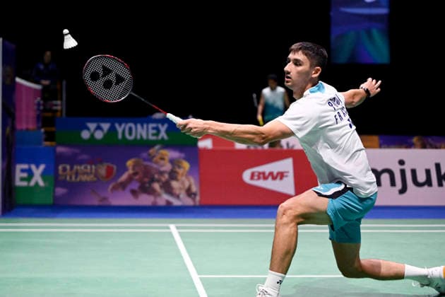 LKS 20261007 Christo Popov of France during the badminton Clash of Clans Arctic Open 2026 tournament in Vantaa, Finland, on October 7, 2026. - ANTTI AIMO-KOIVISTO Vantaa Finland qAmYZEvAgR4 Copyright: xAnttixAimo-Koivistox qAmYZEvAgR4
