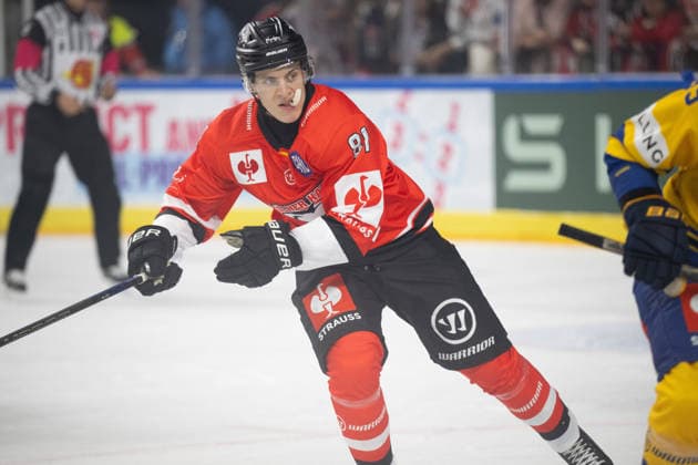 CHL; Kölner Haie - Herning Blue Fox ; Köln, 07.10.2026 Mateu Späth (Kölner Haie, Sturm, 81); CHL; Kölner Haie - Herning Blue Fox am 07.10.2026 in der LanxessArena in Köln (Deutschland). Copyright: xBEAUTIFULxSPORTS AndreasxDickx
