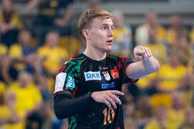 KIELCE, POLAND - OCTOBER 7: Gisli Thorgeir Kristjansson during the EHF Champions League Group F match between Industria Kielce nad SC Magdeburg at Hala Legionow on October 2, 2026 in Kielce, Poland --- Pilka reczna. EHF Liga Mistrzow. Industria Kielce - SC Magdeburg. (Photo by Igor Jakubowski Arena Akcji) NEWSPIX.PL --- newspix.pl