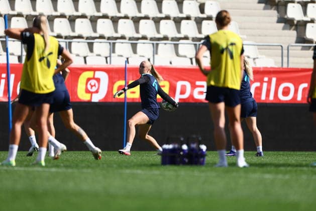 The women s national soccer team is preparing for the World Cup qualifier in Bucharest, Romania, October 8, 2026. Selma Panengstuen during a training session at Stadionul Arcul de Triumf, for the World Cup qualifying match against Romania. Photo: Nikola Krstic, NTB Romania, Bucharest. EDITORIAL USE ONLY. RESTRICTED USE FOR BETTING COMPANIES Copyright: xNikolaxKrsticx xNTBx