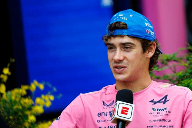 RECORD DATE NOT STATED 8th October 2026; Marina Bay, Singapore; Formula 1, Singapore Grand Prix, Arrival Day; Franco Colapinto (43) of Argentina and BWT Alpine Formula One Team arriving at the Singapore Grand Prix StephenxBlackberry
