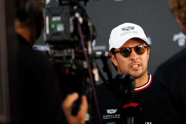 RECORD DATE NOT STATED 8th October 2026; Marina Bay, Singapore; Formula 1, Singapore Grand Prix, Arrival Day; Sergio Perez (11) of Mexico and Cadillac Formula 1 Team arriving at the Singapore Grand Prix StephenxBlackberry