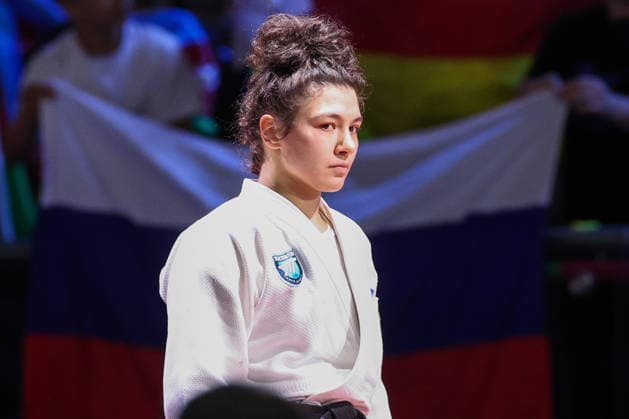 AZERBAIJAN, BAKU - OCTOBER 8, 2026: Madina Taimazova of Russia is pictured before a -70 kg bout against Aleksandra Andric of Serbia as part of the 2026 World Judo Championships at the National Gymnastics Arena 2026 World Judo Championships In Baku - ZUMAt113 20261008_zaa_t113_476 Copyright: xMikhailxSinitsynx