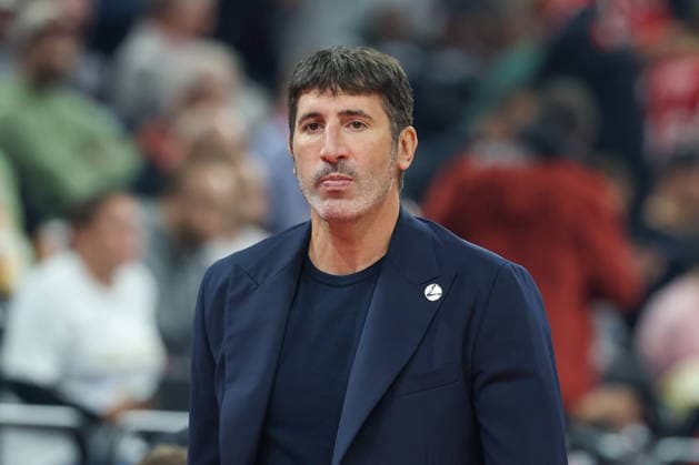 Alex Mumbru (Virtus Bologna, Chef-Trainer) vor dem Spiel, Freisteller, GER, FC Bayern Basketball vs. Virtus Bologna, Basketball, Euroleague, 4. Spieltag, Saison 2026 2027, 08.10.2026, GER, FC Bayern Basketball vs. Virtus Bologna, Basketball, Euroleague, 4. Spieltag, Saison 2026 2027, 08.10.2026 Muenchen Copyright: xEibner-Pressefoto JennixMaulx EP_JML