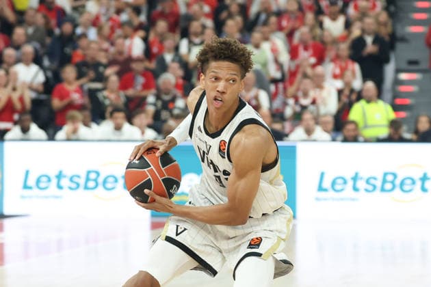 Kessler Edwards (Virtus Bologna, 09) mit Ball, GER, FC Bayern Basketball vs. Virtus Bologna, Basketball, Euroleague, 4. Spieltag, Saison 2026 2027, 08.10.2026, GER, FC Bayern Basketball vs. Virtus Bologna, Basketball, Euroleague, 4. Spieltag, Saison 2026 2027, 08.10.2026 Muenchen Copyright: xEibner-Pressefoto JennixMaulx EP_JML