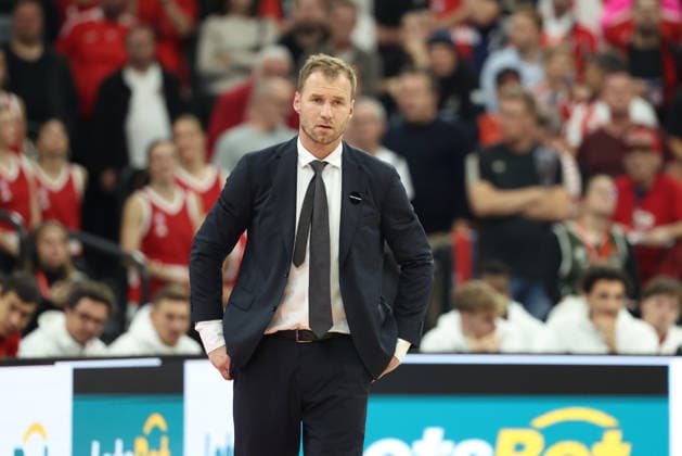 Anton Gavel (FC Bayern Basketball, Chef-Trainer), GER, FC Bayern Basketball vs. Virtus Bologna, Basketball, Euroleague, 4. Spieltag, Saison 2026 2027, 08.10.2026, GER, FC Bayern Basketball vs. Virtus Bologna, Basketball, Euroleague, 4. Spieltag, Saison 2026 2027, 08.10.2026 Muenchen Copyright: xEibner-Pressefoto JennixMaulx EP_JML