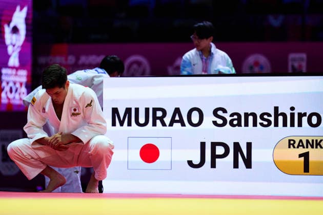 Sanshiro Murao (JPN), OCTOBER 8, 2026 -Judo : World Judo Championships BAKU2026 Mens -90kg2nd Round match at National Gymnastics Arena in Baku, Azerbaijan. aflo_354387867 KenxAsakurax