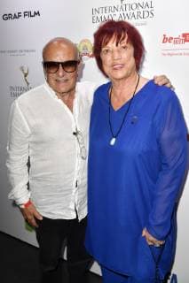 Volker Schlöndorff und Regina Ziegler beim Empfang anlässlich der Semi-Final Round of Judging der International Emmy Awards 2019 im China Club. Berlin, 26.06.2019