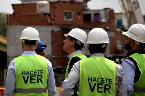 October 22, 2018 - Buenos Aires, Buenos Aires, Argentina - Buenos Aires Deputy-Mayor Diego Santilli on 13 July 2019 in Buenos Aires, Argentina. Investments in public works grew by a high percentage in an election year. Buenos Aires Argentina - ZUMAn230 20181022_zaa_n230_457 Copyright: xCarolxSmiljanx