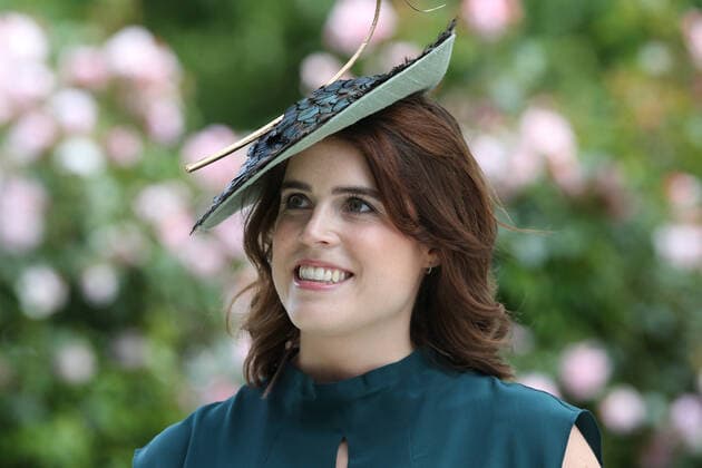 20.06.2019, Ascot, Windsor, GBR - HRH Princess Eugenie. (Ascot, aussen, Aussenaufnahme, britisch, Brooksbank, England, englisch, Eugenie Brooksbank, Europa, europaeisch, Grossbritannien, Portraet, Portrait, Prinzessin, Prinzessin Eugenie, QF, Querformat, Royal Ascot, Royals, Westeuropa, Windsor) 190620D082ROYAL_ASCOT.JPG
