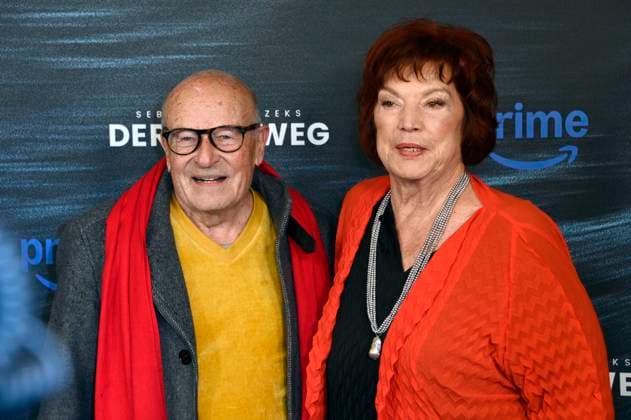 Volker Schlöndorff und Regina Ziegler bei der Premiere des Amazon Prime Video Films Sebastian Fitzeks Der Heimweg im Delphi Filmpalast am Zoo. Berlin, 14.01.2025