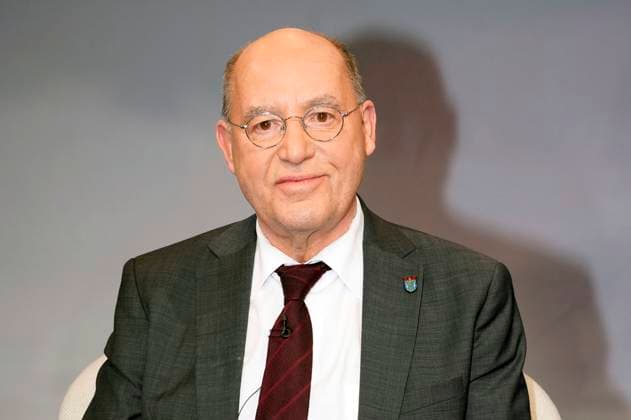 Gregor Gysi in der ARD-Talkshow maischberger im Studio Berlin Adlershof. Berlin, 11.02.2025