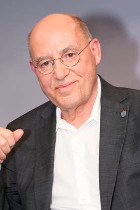 Gregor Gysi in der ARD-Talkshow maischberger im Studio Berlin Adlershof. Berlin, 11.03.2025