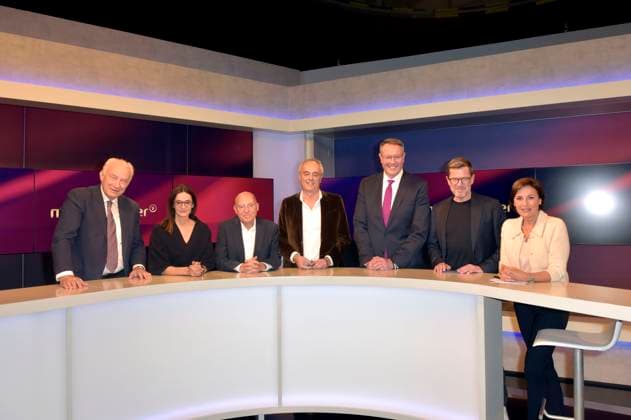 in der ARD-Talkshow maischberger im Studio Berlin Adlershof. Berlin, 16.09.2025