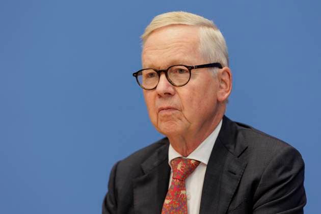 Lutz Goebel, Vorsitzender des Nationalen Normenkontrollrats (NKR), aufgenommen im Rahmen der Bundespressekonferenz zum Thema Jahresbericht des Nationalen Normenkontrollrat zum Buerokratieabbau in Berlin, 02.10.2025. Berlin Deutschland Copyright: xKiraxHofmannx