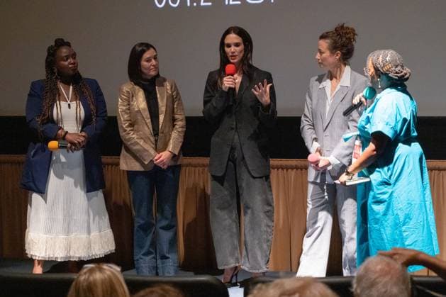 48th Mill Valley Film Festival - Special Screening Charliebird Shaki Alliu, Maria Peyramaure, Samantha Smart, Libby Ewing and Bri anna Moore attend the screening of Charliebird during the 48th Mill Valley Film Festival at the Christopher B. Smith Rafael Film Center on October 04, 2025 in San Rafael, California. San Rafael San Rafael Film Center California USA Copyright: xPicturexHappy imageSPACEx