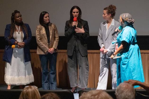 48th Mill Valley Film Festival - Special Screening Charliebird Shaki Alliu, Maria Peyramaure, Samantha Smart, Libby Ewing and Bri anna Moore attend the screening of Charliebird during the 48th Mill Valley Film Festival at the Christopher B. Smith Rafael Film Center on October 04, 2025 in San Rafael, California. San Rafael San Rafael Film Center California USA Copyright: xPicturexHappy imageSPACEx