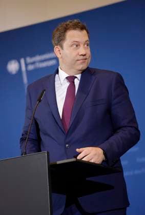 Lars Klingbeil Bundesminister der Finanzen, Deutschland, Berlin, BMF, Pressekonferenz BM Klingbeil, Thema: 169. Steuerschätzung