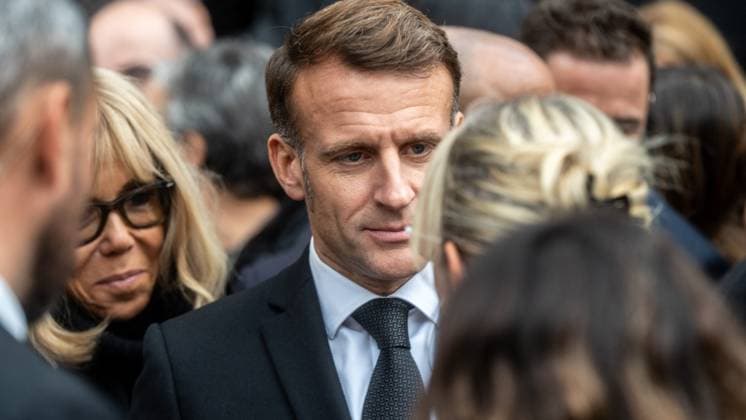 President Emmanuel Macron, Brigitte Macron at the tribute to the victims of the 13 November 2015 attacks in front of the Bataclan ten years after 13 November 2025 Charles Cohen Boyer Bestimage Tribute to the victims of the 13 November 2015 attacks in front of the Bataclan ten years after 13 November 2025 Paris France Copyright: xCharlesxCohenxBoyer BestimagexCharlesxCohenxBoyer Bestimagex