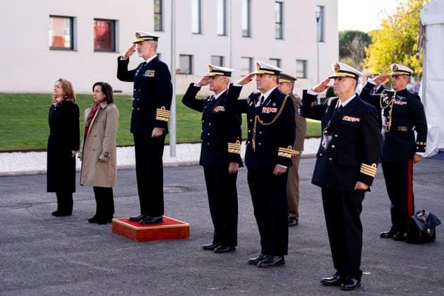 The King visits the Navys historical archive Sede Juan Sebastián de Elcano King Felipe VI, accompanied by the Minister of Defense, Margarita Robles, during a visit to the Navys historical archive Sede Juan Sebastián de Elcano, at the Alfonso X el Sabio barracks, on November 19, 2025, in Madrid Spain The Navys Historical Archive, main reference of the Navys documentary heritage, has two headquarters, one located in the Palace of Viso del Marqués in Ciudad Real and named after Álvaro de Bazán, and the other, newly built in Madrid, with modern and expandable facilities named Juan Sebastián de Elcano 19 NOVEMBER 2025 A Pé Espana Copyright: xA.xPÃ rezxMecax 7111204