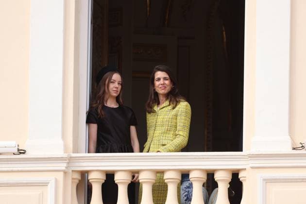 Balcony Palace during the Monaco National Day Celebrations NO TABLOIDS WEB & PRINT, BILDZEITUNG OUT, BILD.DE OUT, NO DAILY MAIL, NO DAILY MAIL GROUP, NO VOICI, NO CLOSER, NO PUBLIC Princess Charlotte, Princess Stephanie, Caroline, of Monaco,Andrea Casiraghi, Tatiana Santo Domingo ,Pierre Casiraghi, Beatrice Borromeo ,Louis Ducruet at the Balcony Palace during the Monaco National Day Celebrations, on November 19 TH 2025 Copyright: xFabricexChasseryx