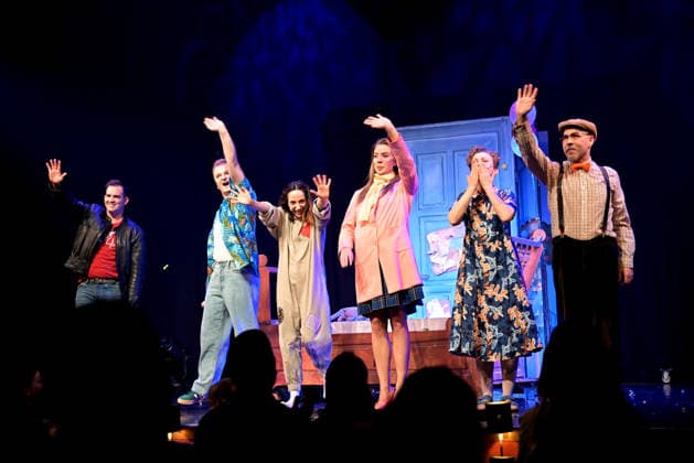 Anouk, Premiere, GOP, Theater, Essen, Kindermusical, Autoren, Hendrikje Balsmeyer, Peter Maffay, Schauspieler, Anouk Leonie Ocker, Großmutter und Affi Barbara Köhler, Mutter Alina Hill, Vater Mathias Meffert, Yaris Vincent Heinen, Großvater Sebastian Ciminski-Knille bzw. Ambrogio Vinella Copyright: xHWxRIECKx