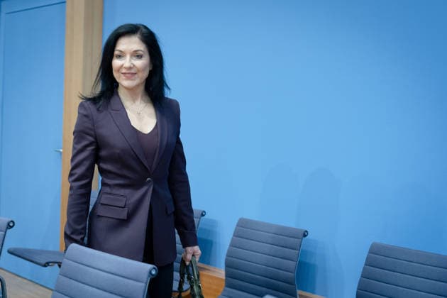Bundespressekonferenz, Vorstellung, Jahreswirtschaftsbericht Bundespressekonferenz, Vorstellung, Jahreswirtschaftsbericht, 2026, Bundesregierung, Bundesministerin für Wirtschaft und Energie, Katherina Reiche Berlin Berlin GER