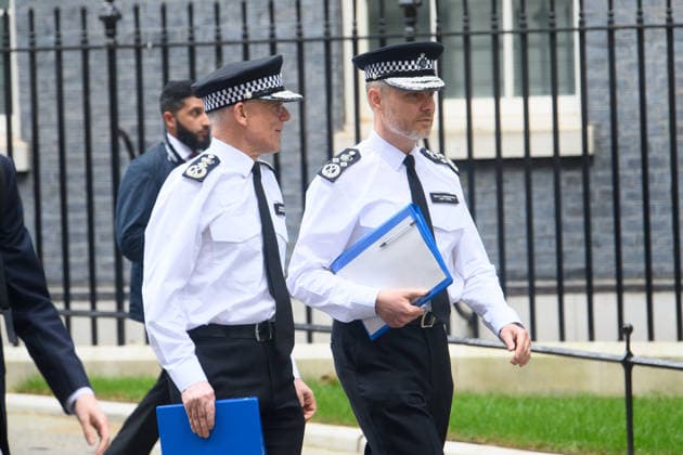 Antisemitism Meeting in Downing Street, London, UK - Tuesday 5 May 2026 Sir Mark Rowley - Metropolitan Police Chief Commissioner and Matt Jukes - Metropolitan Police Deputy Commissioner departs an Antisemitism Meeting in Downing Street, London, England, UK on Tuesday 5 May, 2026., Credit:Justin Ng Avalon UK, England, London, Downing Street Copyright: xJustinxNgx xAvalonx 1096687753