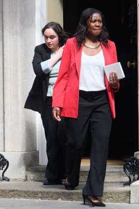 Antisemitism Meeting in Downing Street, London, UK - Tuesday 5 May 2026 Miatta Fahnbulleh - Parliamentary Under-Secretary of State (Minister for Devolution, Faith and Communities) departs an Antisemitism Meeting in Downing Street, London, England, UK on Tuesday 5 May, 2026., Credit:Justin Ng Avalon UK, England, London, Downing Street Copyright: xJustinxNgx xAvalonx 1096693974