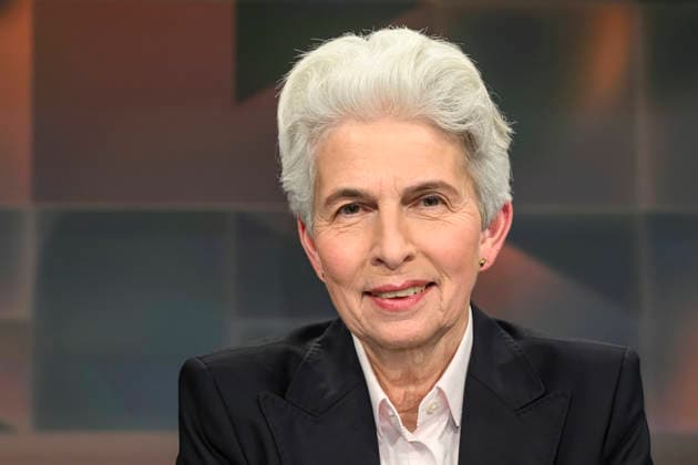 im Bild v.l.: Marie-Agnes Strack-Zimmermann: Abgeordnete im Europaparlament, war während des ESC in Düsseldorf Erste Bürgermeisterin, GER, Berlin, hart aber fair - Polittalk, TV, Format, mit Moderator - Louis Klamroth, Das Erste, Das Thema: Mehr als Musik: Wie politisch ist der ESC? 11.05.2026, Copyright: HMBxMedia UwexKoch