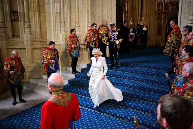 King Charles and Queen Camilla at State Opening of Parliament at the Houses of Parliament, London, UK, 13 May 2026 Queen Camilla and King Charles III depart State Opening of Parliament, The Victoria Tower, Sovereigns Entrance, Palace of Westminster, London, UK - 13 May 2026, Credit:Victoria Jones Shutterstock PA ROTA - B68 Avalon London, United Kingdom Copyright: xVictoriaxJones Shutterstockx xPAxROTAx-xB68x xAvalonx 1098544049
