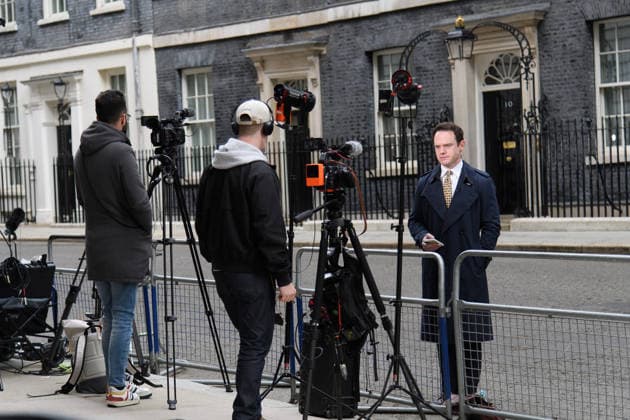 Media in Downing Street, London, UK - Friday 15 May 2026 A general view of Media seen in Downing Street, London, England, UK on Friday 15 May, 2026 after Health Secretary announced his resignation yesterday leading to a pending leadership contest for British Prime Minister Sir Keir Starmer., Credit:Justin Ng Avalon UK, England, London, Downing Street Copyright: xJustinxNgx xAvalonx 1099131043