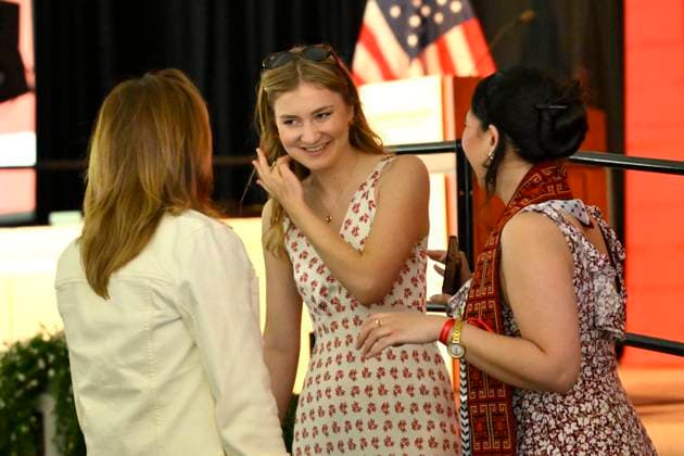 Belgian Royals Attend Harvard Class of 26 Graduation BOSTON, UNITED STATES OF AMERICA - MAY 27: Princess Elisabeth of Belgium pictured during the Class of 2026 Awards Ceremony, Class of 2026 Awards Ceremony Graduating students, their guests, as well as HKS faculty and staff come together to honor recognised members of the graduating class, hear from student speakers, and reflect on their collective achievements, on May 27, 2026 in Boston, United States of America, 27 05 2026 Boston United States of America Copyright: xPhilipxReynaersx