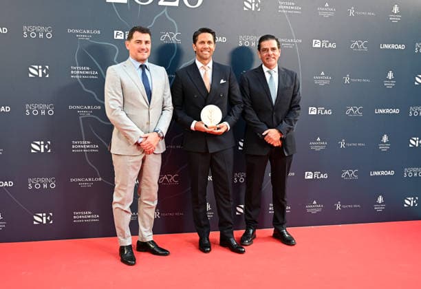 SIE, Spain Is Excellence, is hosting the 2026 SIE Awards Iker Casillas and Fernando Verdasco at the 2026 SIE Awards ceremony, held at the Thyssen-Bornemisza National Museum on June 15, 2026, in Madrid, Spain. The event brings together leading figures from tourism, culture, gastronomy, fashion, sports, and Spanish business for an evening designed to recognize companies, institutions, and professionals who contribute to positioning Spain as an international benchmark for excellence in tourism. PEOPLE AWARDS OR Madrid Madrid Spain,detected_source_language Copyright: xOscarxOrtizx 7600270