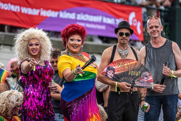 August 1, 2026, Amsterdam, North Holland, Netherlands: August 1, 2026, Amsterdam, the Netherlands. Hundreds of thousands of spectators joined the 30th edition of the Pride Canal Parade, the highlight of WorldPride Amsterdam 2026. This yearâ€⠢s parade also included the WorldPride Stadium grandstand, with seating for approximately 10,000 people to watch as floats pass. Amsterdam Netherlands - ZUMAp202 20260801_zip_p202_082 Copyright: xJamesxPetermeierx