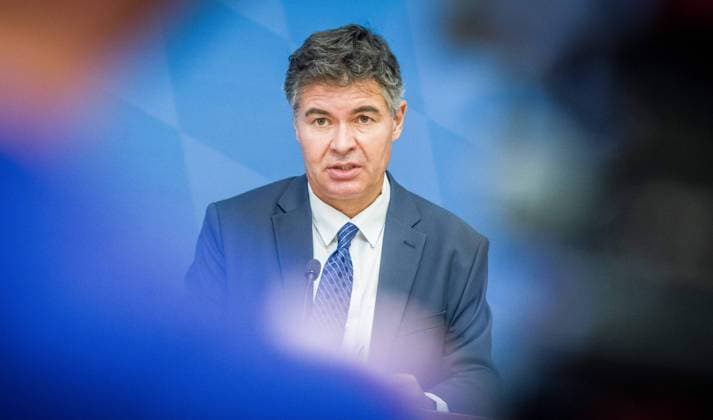 News Bilder des Tages August 11, 2026, Munich, Bavaria, Germany: Bavarian Secret Service President MANFRED HAUSER. The Bavarian Verfassungsschutz (Secret Service, Office for the Protection of the Constitution) released its half-year report detailing the current threats to Bavaria and the country. The latest threats includes upticks in espionage, saboteurs, Islamist extremism and terror, as well as movements that seek to split society. Recent cases, such as the CSD attack in Berlin and the drone with explosives found at a Leipzig airport, have raised alert and readiness levels against all threats. Munich Germany - ZUMAb160 20260811_abp_b160_004 Copyright: xSachellexBabbarx